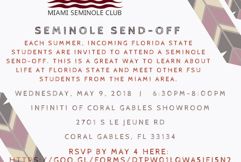 Seminole Sendoff 5-9-18